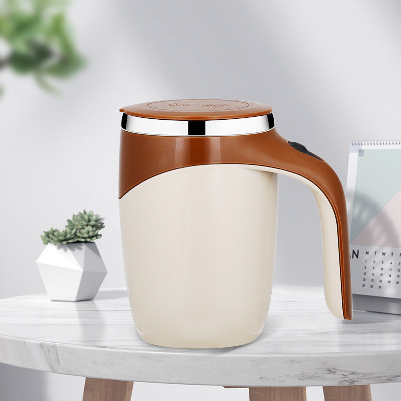 Rechargeable Self-Stirring Mug – Magnetic Coffee & Milkshake Cup