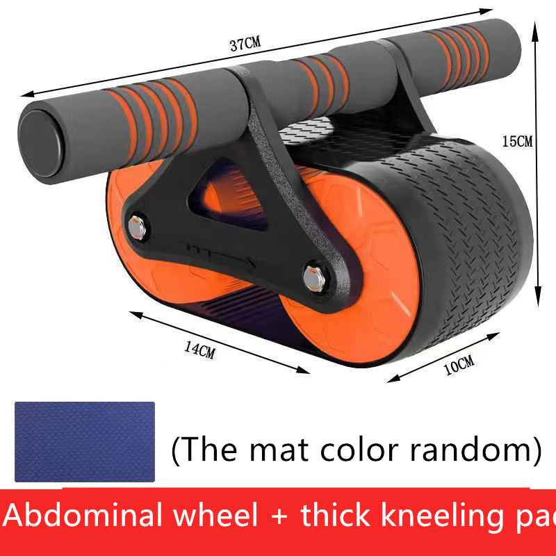 Double Wheel Ab Roller – Automatic Rebound Abdominal Fitness Trainer