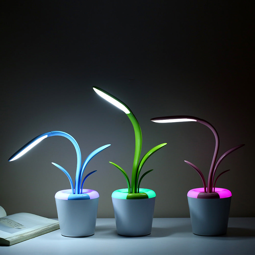 Modern USB LED Desk Lamp – Eye Protection, Touch Control, Rechargeable