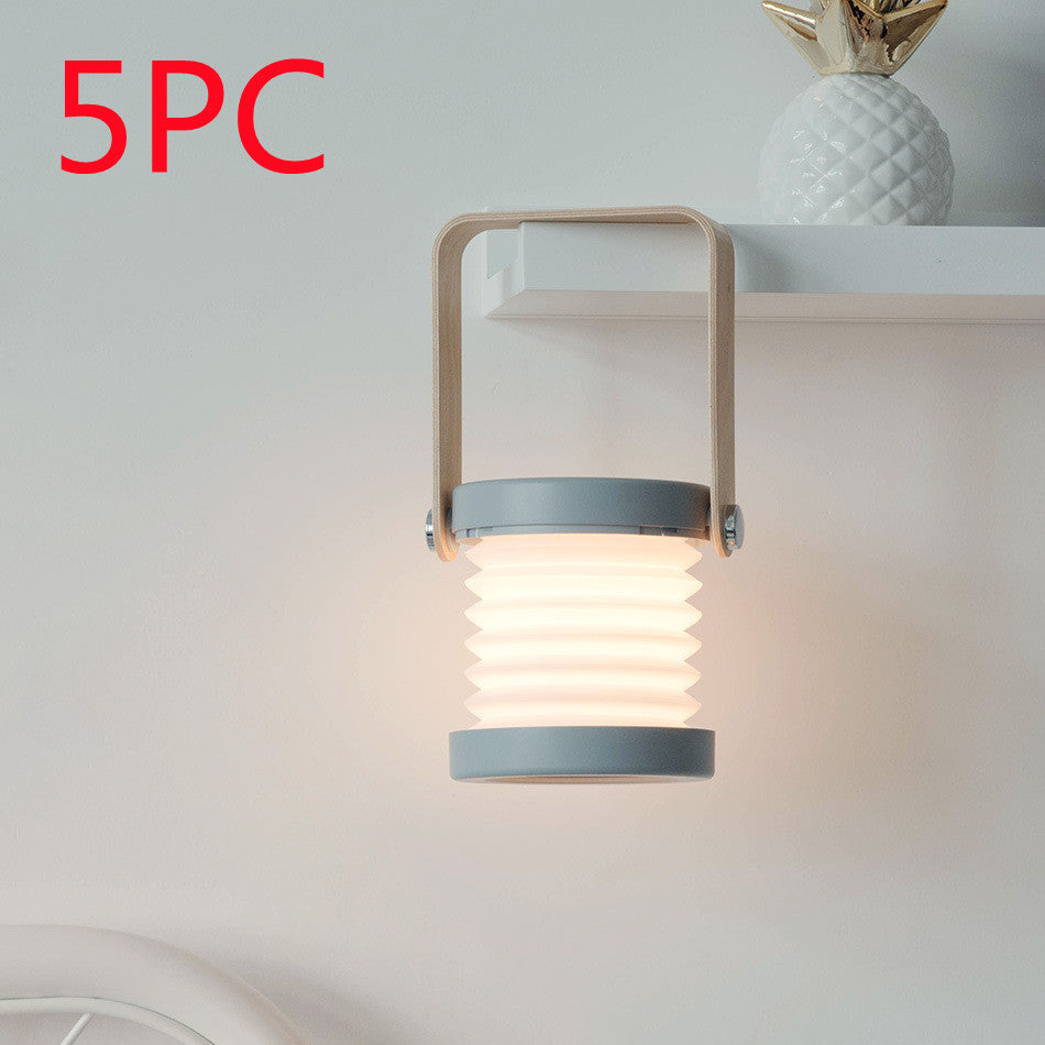 Foldable LED Night Light – Touch Dimmable Portable USB Lantern Lamp