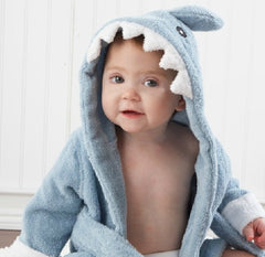 Cartoon Animal Baby Hooded Bathrobe – Soft Cotton Towel for 0-3 Years