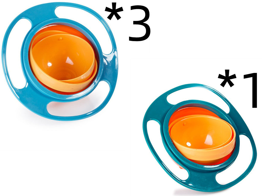 360° Rotate Spill-Proof Baby Bowl – Durable, Easy-to-Clean Dish