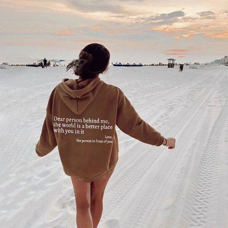Unisex Printed Hoodie – Plush Kangaroo Pocket Drawstring Pullover