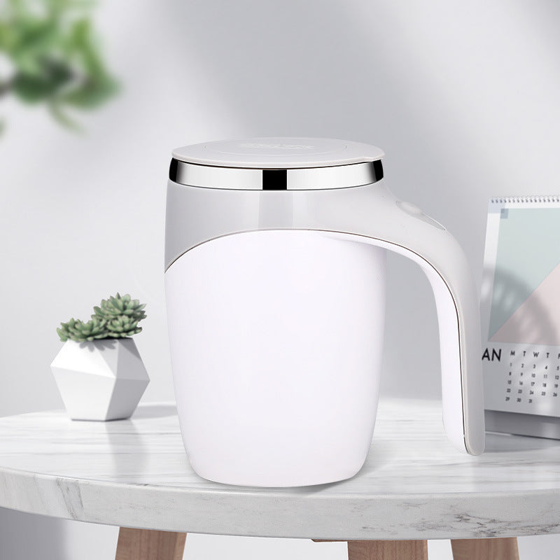 Rechargeable Self-Stirring Mug – Magnetic Coffee & Milkshake Cup