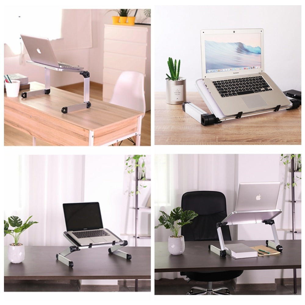 Foldable Laptop Stand – Adjustable Ergonomic Desk & Tablet Holder