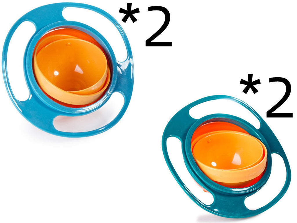 360° Rotate Spill-Proof Baby Bowl – Durable, Easy-to-Clean Dish