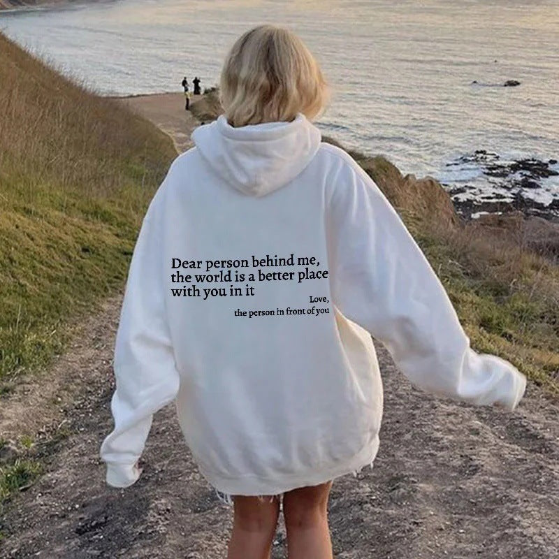 Unisex Printed Hoodie – Plush Kangaroo Pocket Drawstring Pullover