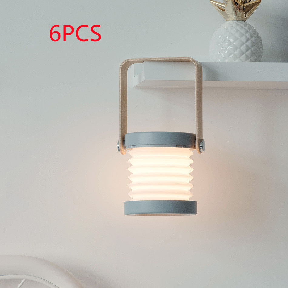 Foldable LED Night Light – Touch Dimmable Portable USB Lantern Lamp