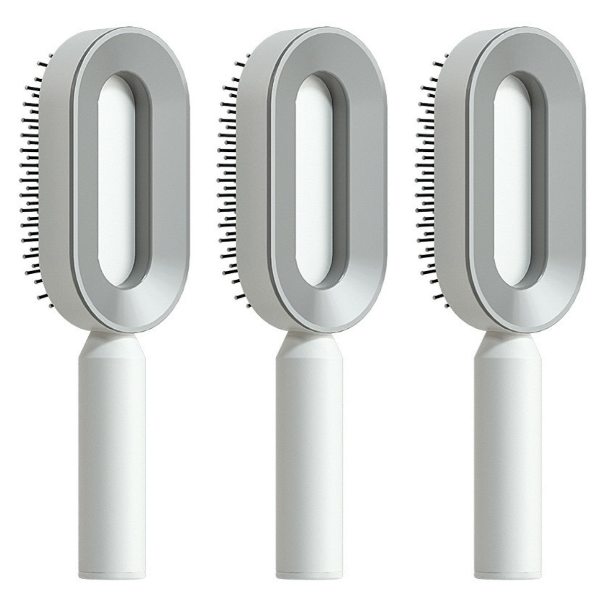 Self-Cleaning Hair Brush – Anti-Static Scalp Massage Detangling Comb