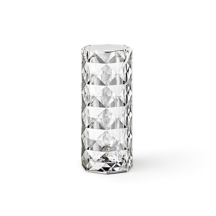 Crystal Touch Lamp – USB Rechargeable LED Night Light with 16 Colors