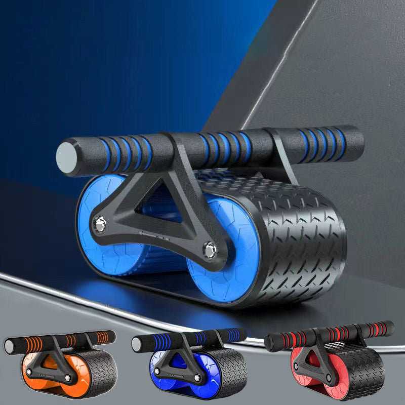 Double Wheel Ab Roller – Automatic Rebound Abdominal Fitness Trainer
