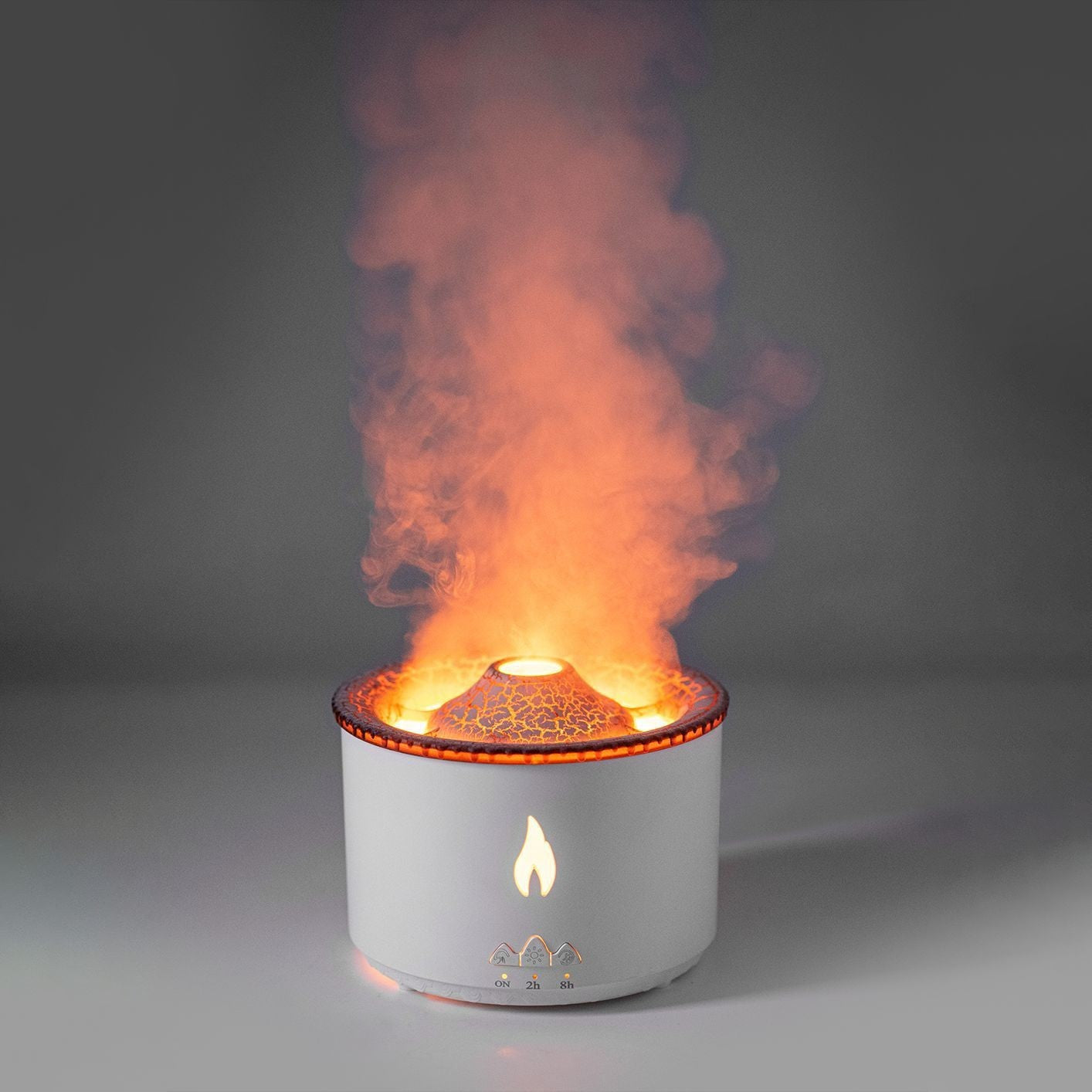 Creative Ultrasonic Essential Oil Humidifier – Flame & Jellyfish Diffuser