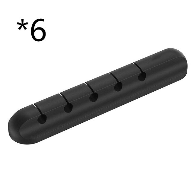 Silicone Cable Organizer – USB Cord Winder & Desktop Wire Clips