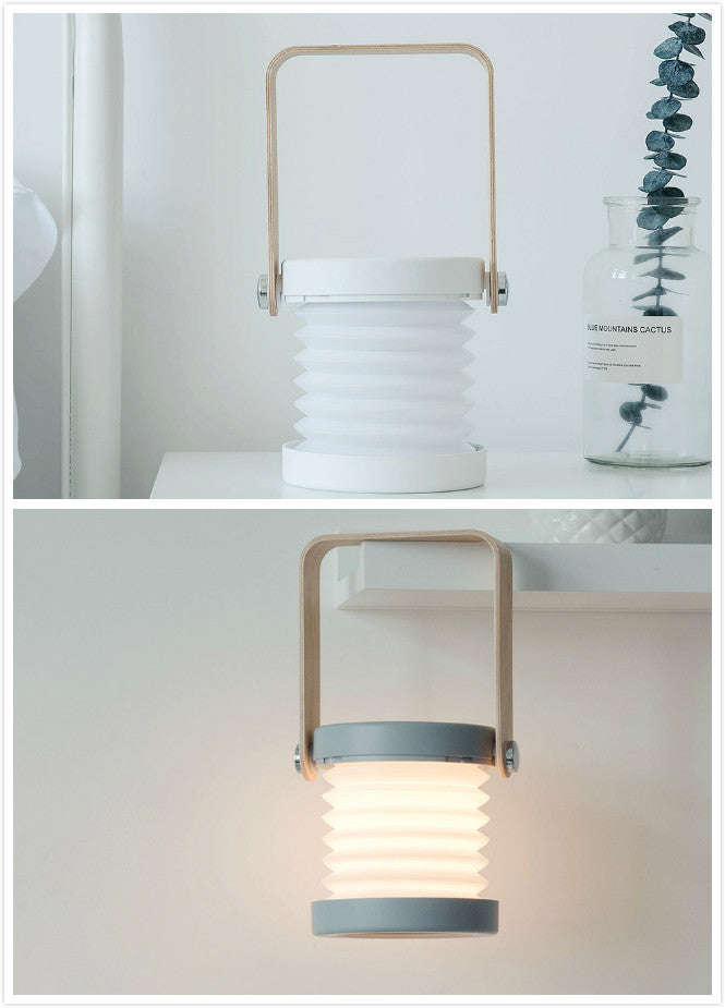 Foldable LED Night Light – Touch Dimmable Portable USB Lantern Lamp