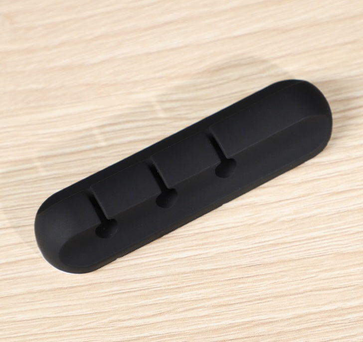 Silicone Cable Organizer – USB Cord Winder & Desktop Wire Clips