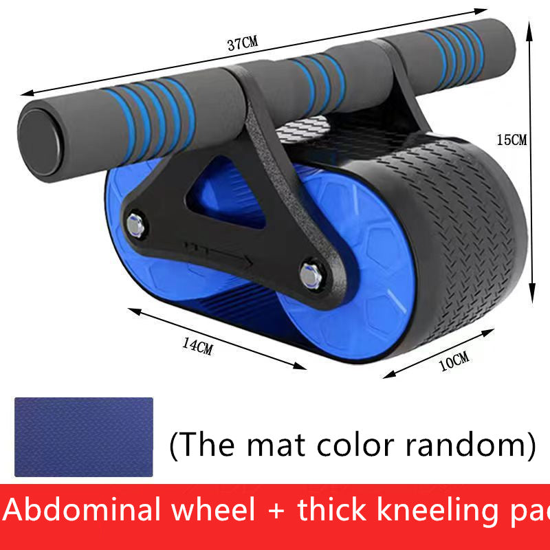 Double Wheel Ab Roller – Automatic Rebound Abdominal Fitness Trainer