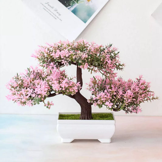 Artificial Tree Fake Plant Flowers Ornaments