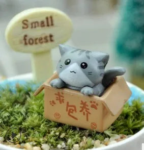 1PC Cute Mini Cat Ornament For Kids