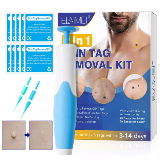 2 In1 Painless Auto Skin Tag Mole Wart Removal Kit