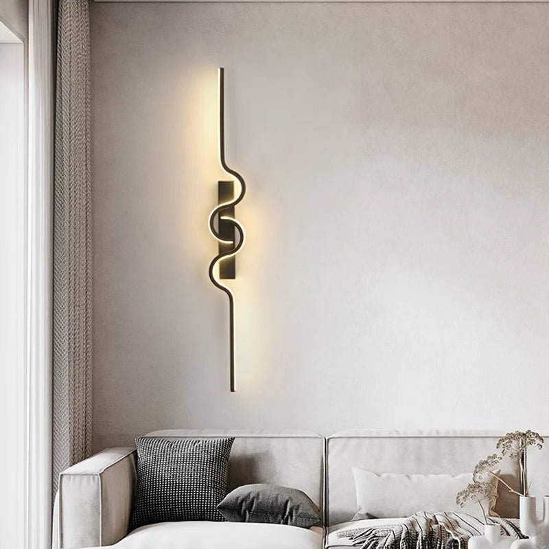 Nordic Minimalist LED Living Room Wall Lamp