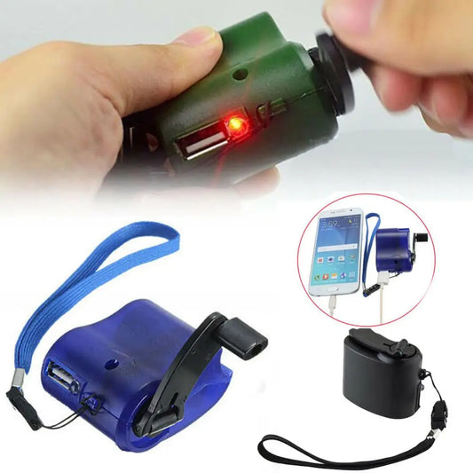 USB Hand Crank Phone Charger