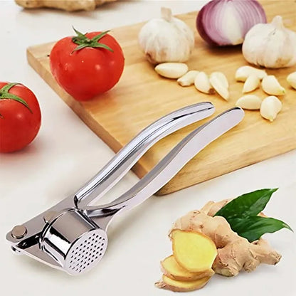 Stainless Steel Garlic Crusher Ginger