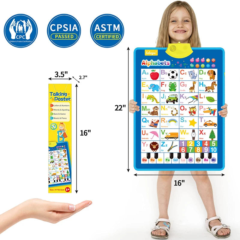 Electronic English Alphabet Wall Chart