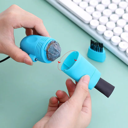 Portable Mini Computer Vacuum Keyboard Brush