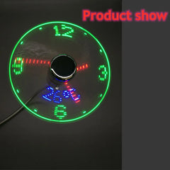 USB Night light Clock Fans