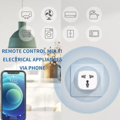LDNIO Wifi Smart Plug Devices Socket With Timer Tuya APP Remote Control Smart Switch Alexa UK US EU to Universal Adapter