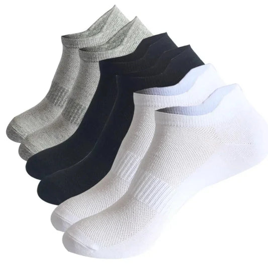 Running Solid Color Ankle Socks 6Pack
