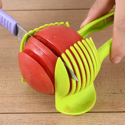 Handheld Tomato Slicer Bread Clip