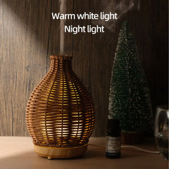 Essential Oil Diffuser Weave Wood