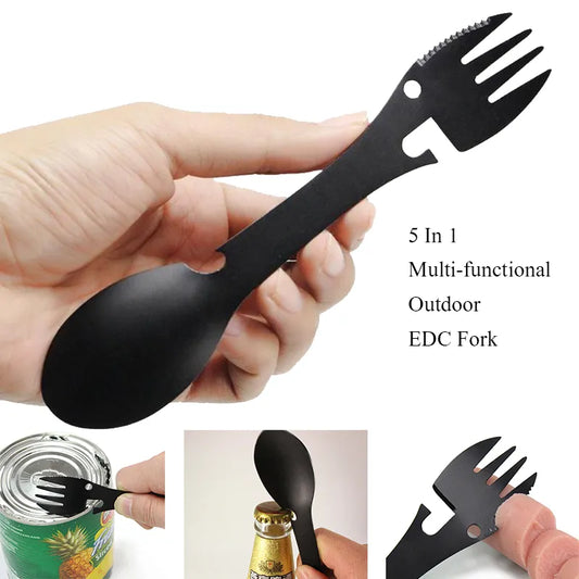 Multi Functional Knife Spoon Bottle/Can Opener