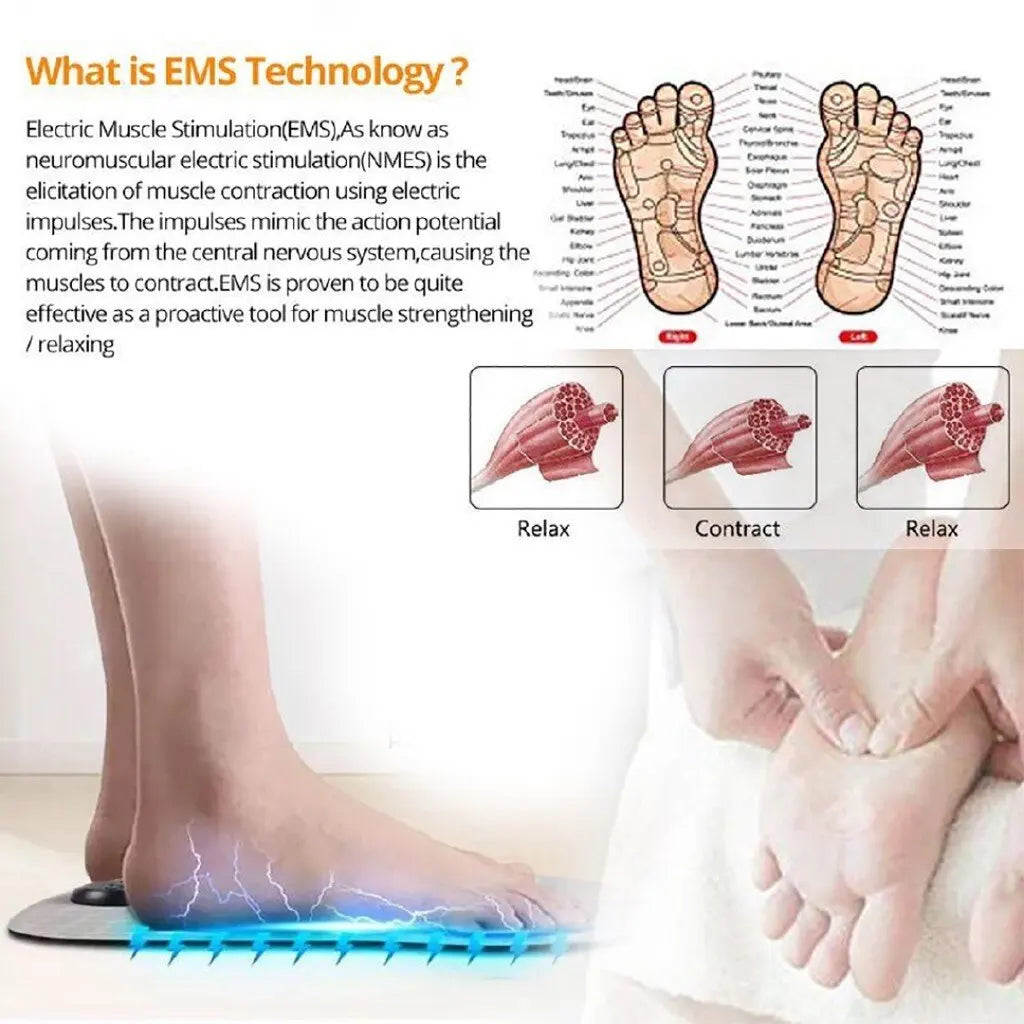 EMS Foot Massage Pad Simulator
