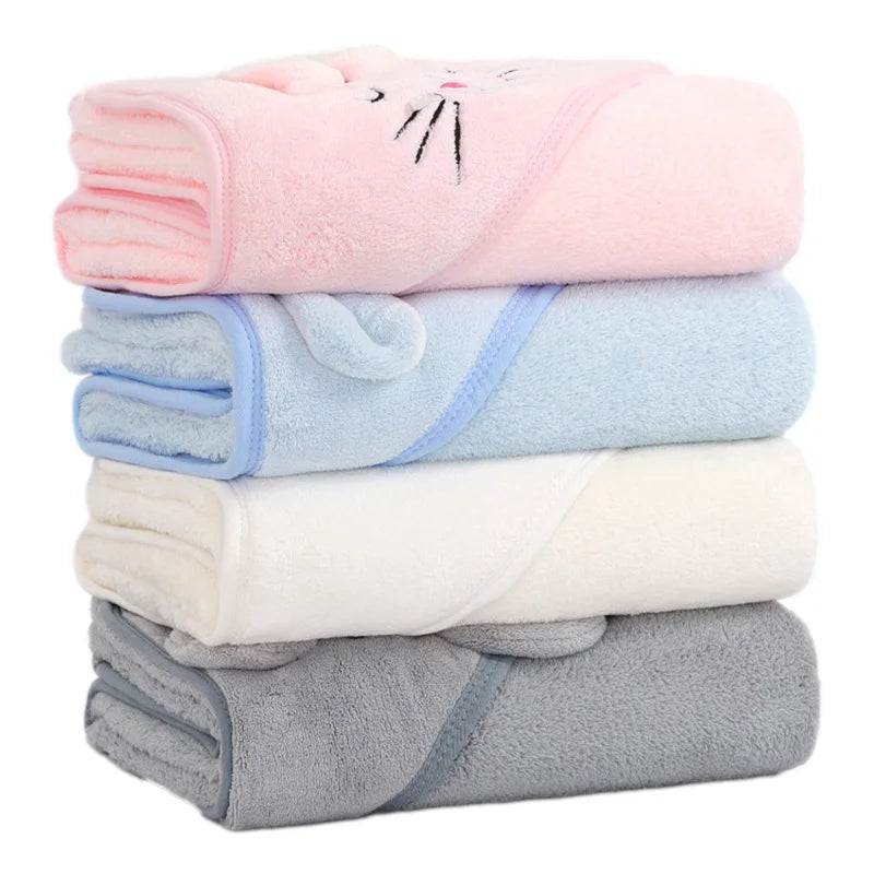 Newborn Hooded Towel Blanket