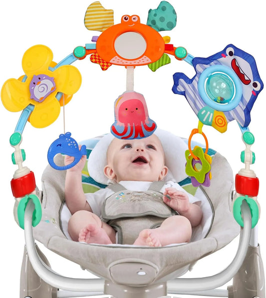 Newborns Sensory Activity Baby Stroller Toy