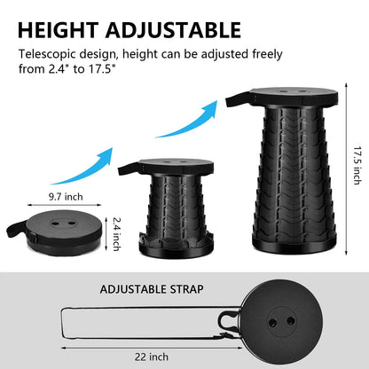 Portable Collapsible Telescopic Stool