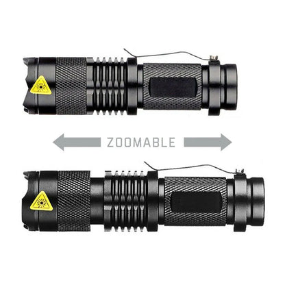 LED Tactically Pocket Waterproof Flashlight