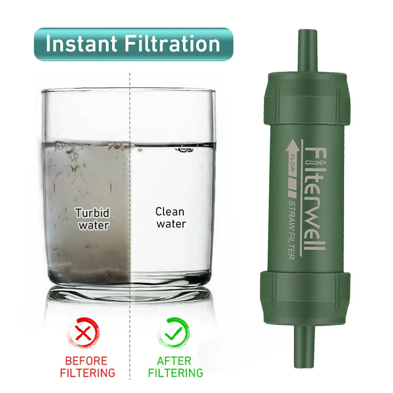 Outdoor Mini Water Filter Straw