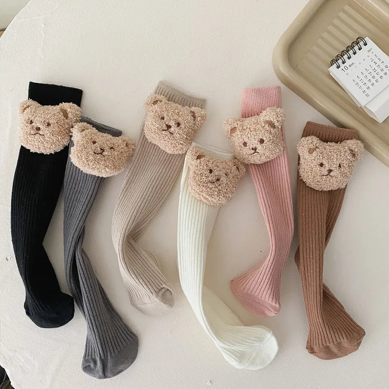 High Soft Cute Bear Children Socks