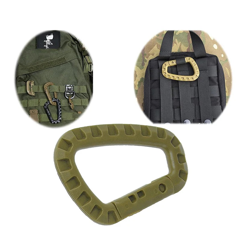 5pcs 8.5cm Tactical Backpack Plastic Hook