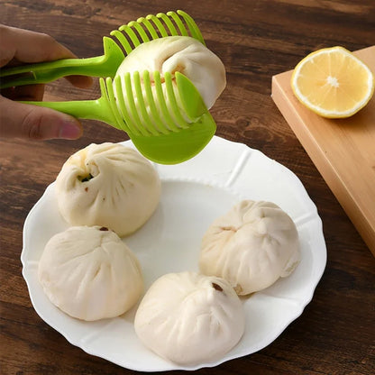 Handheld Tomato Slicer Bread Clip