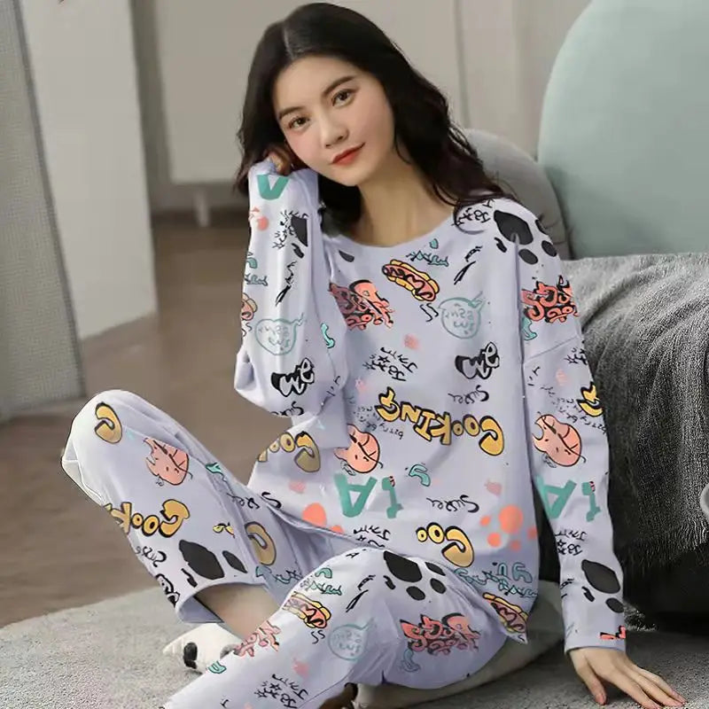 Women's Summer Autumn Sleepwear Pajamas