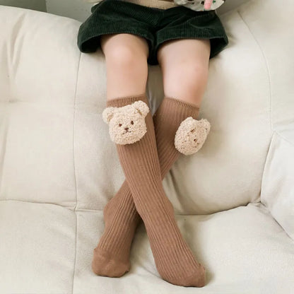 High Soft Cute Bear Children Socks