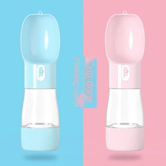 Dog Water Bottle Portable Pet Drinking Water Feeder Bowl Dog Cat Food Feeding for Puppy Dog Cat Outdoor Walking Travel Supplies