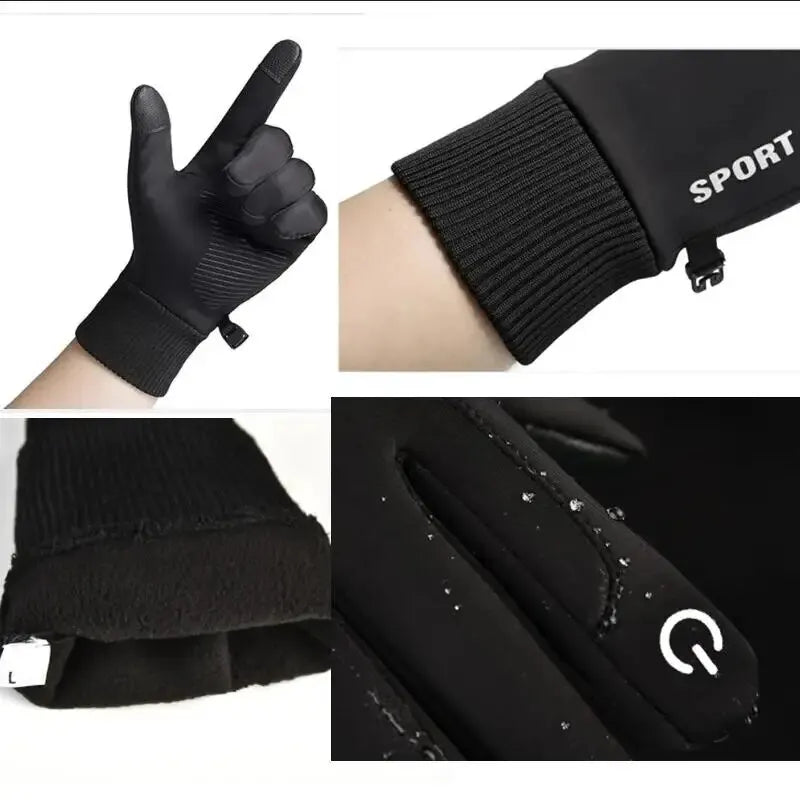 Winter Warm Full Fingers Waterproof Gloves