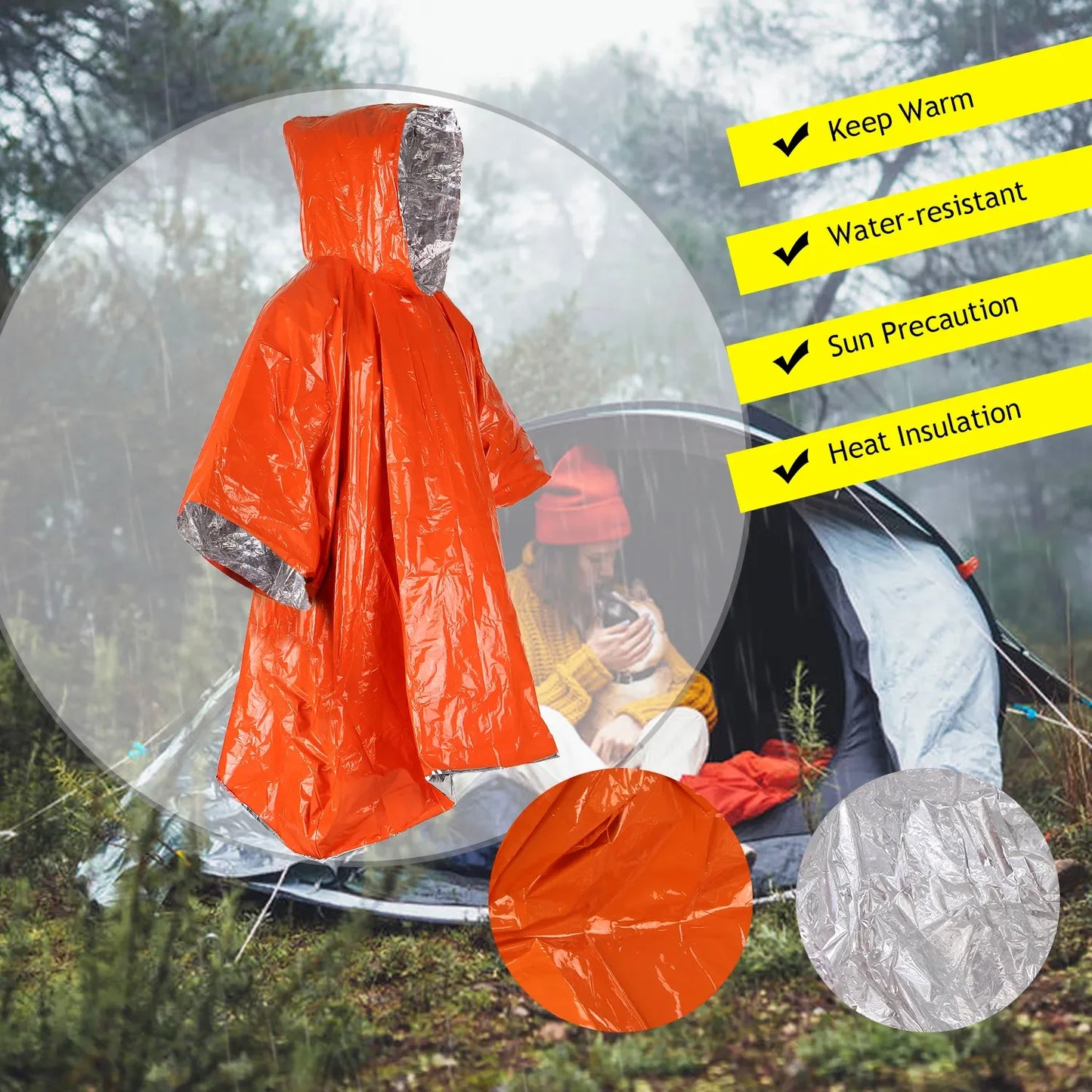 Emergency Waterproof Rain coat