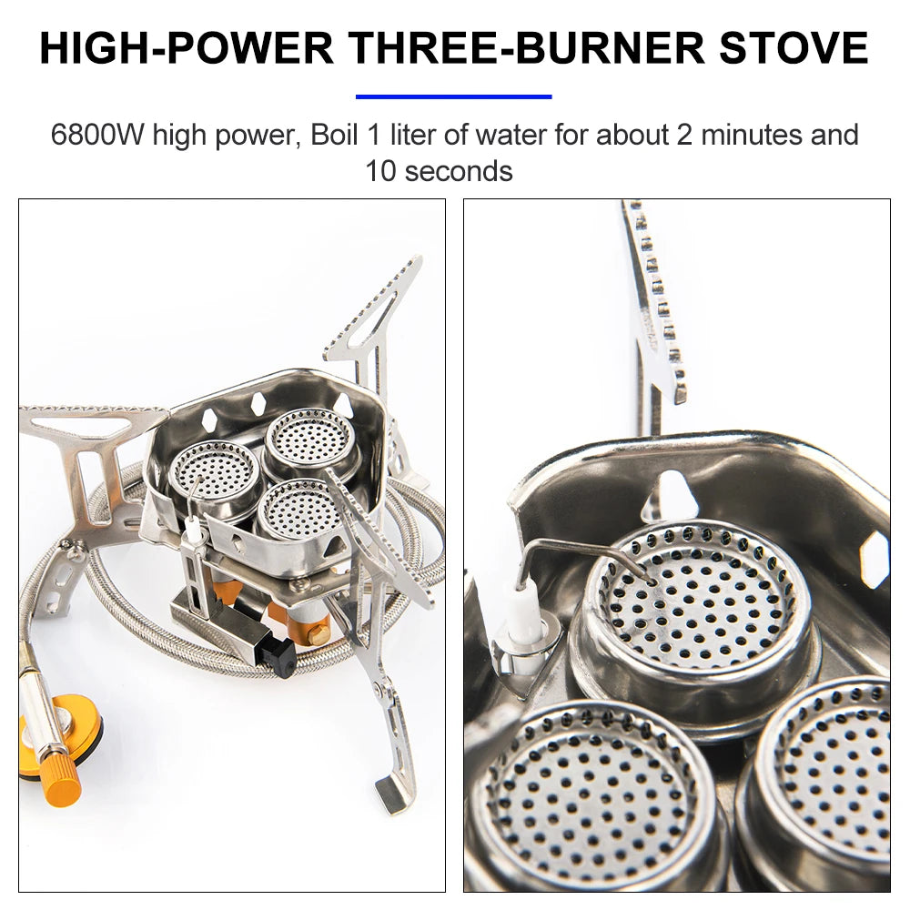 Outdoor Camping Tourist Burner Big Power Gas Stove