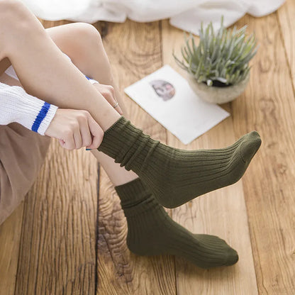 Cotton Loose Striped Socks